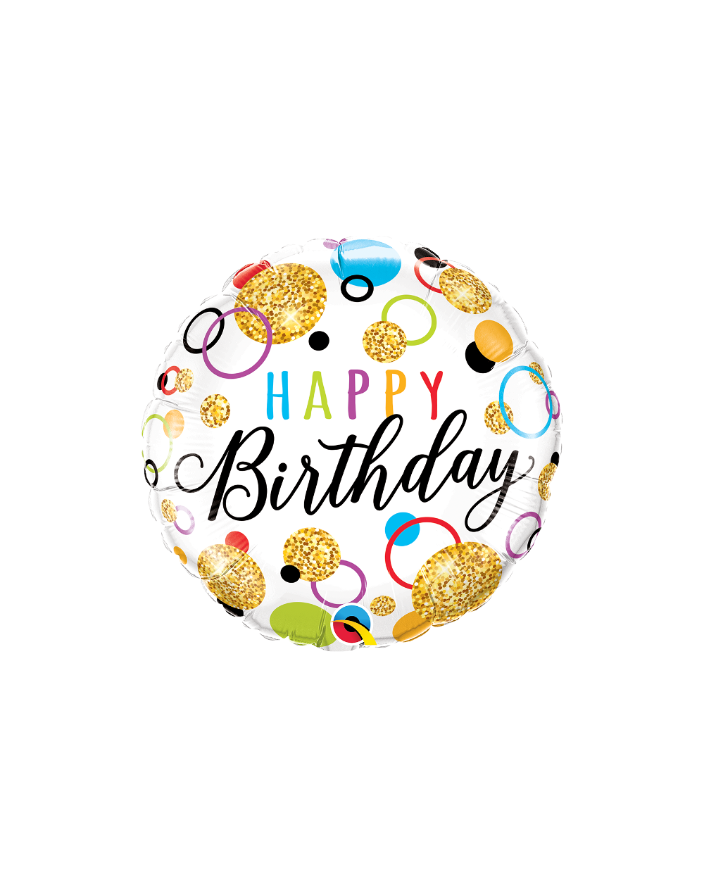 Geschenkballon Glitter Dots 45cm