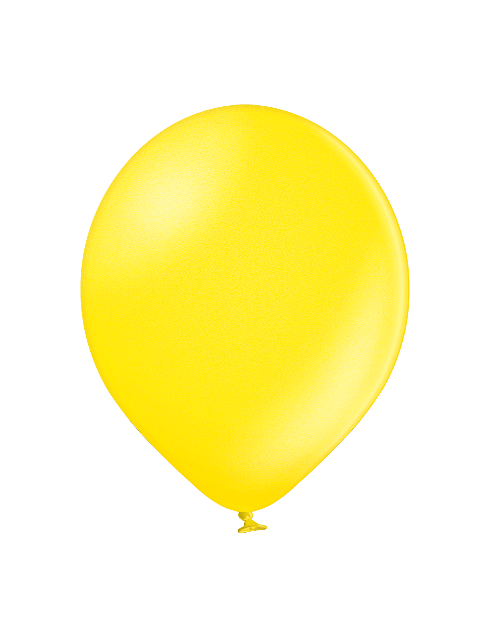 Metallic-Ballon 35cm Zitronengelb