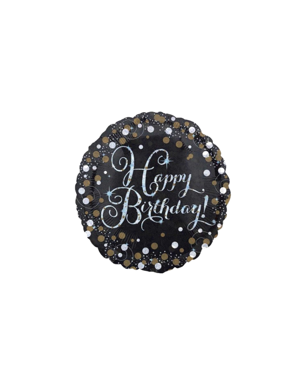Geschenkballon Black & Gold 45cm