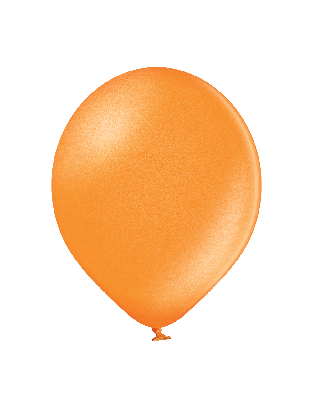 Metallic-Ballon 35cm Hellorange