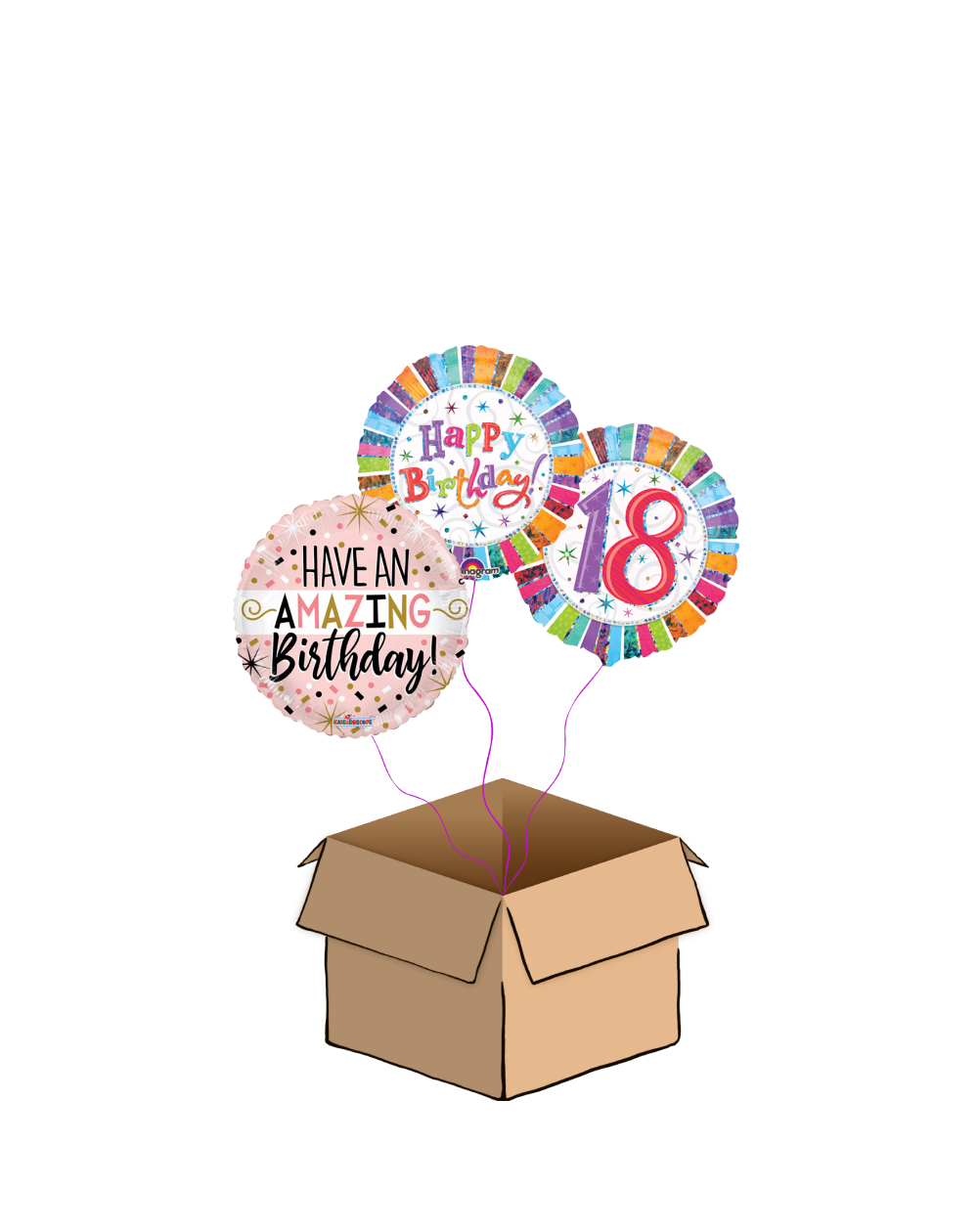 Ballon-Bouquet 18. Geburtstag