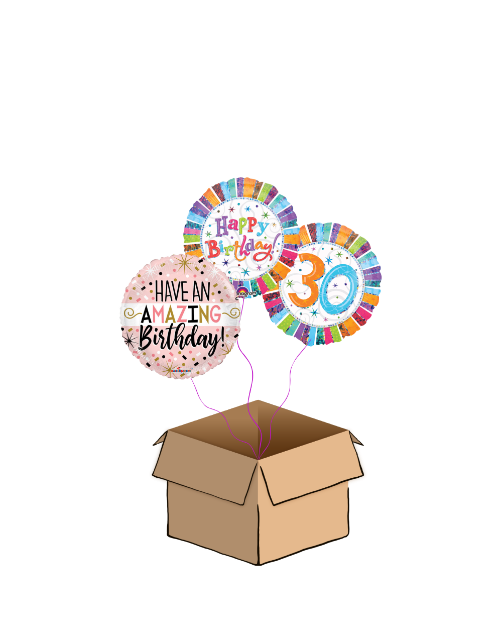 Ballon-Bouquet 30. Geburtstag