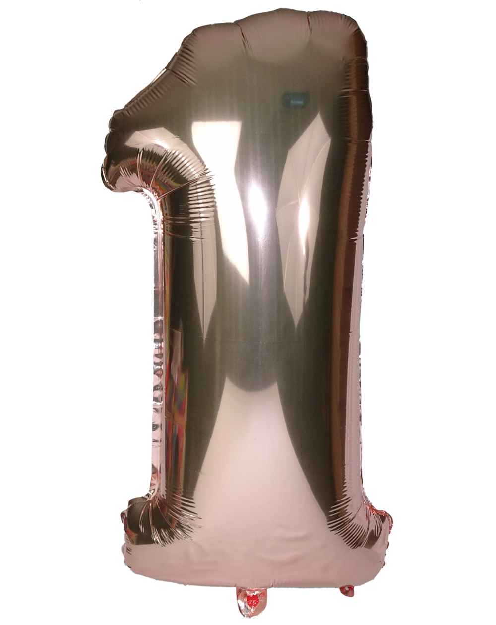 Geschenkballon Ziffer 1 60cm Rosegold
