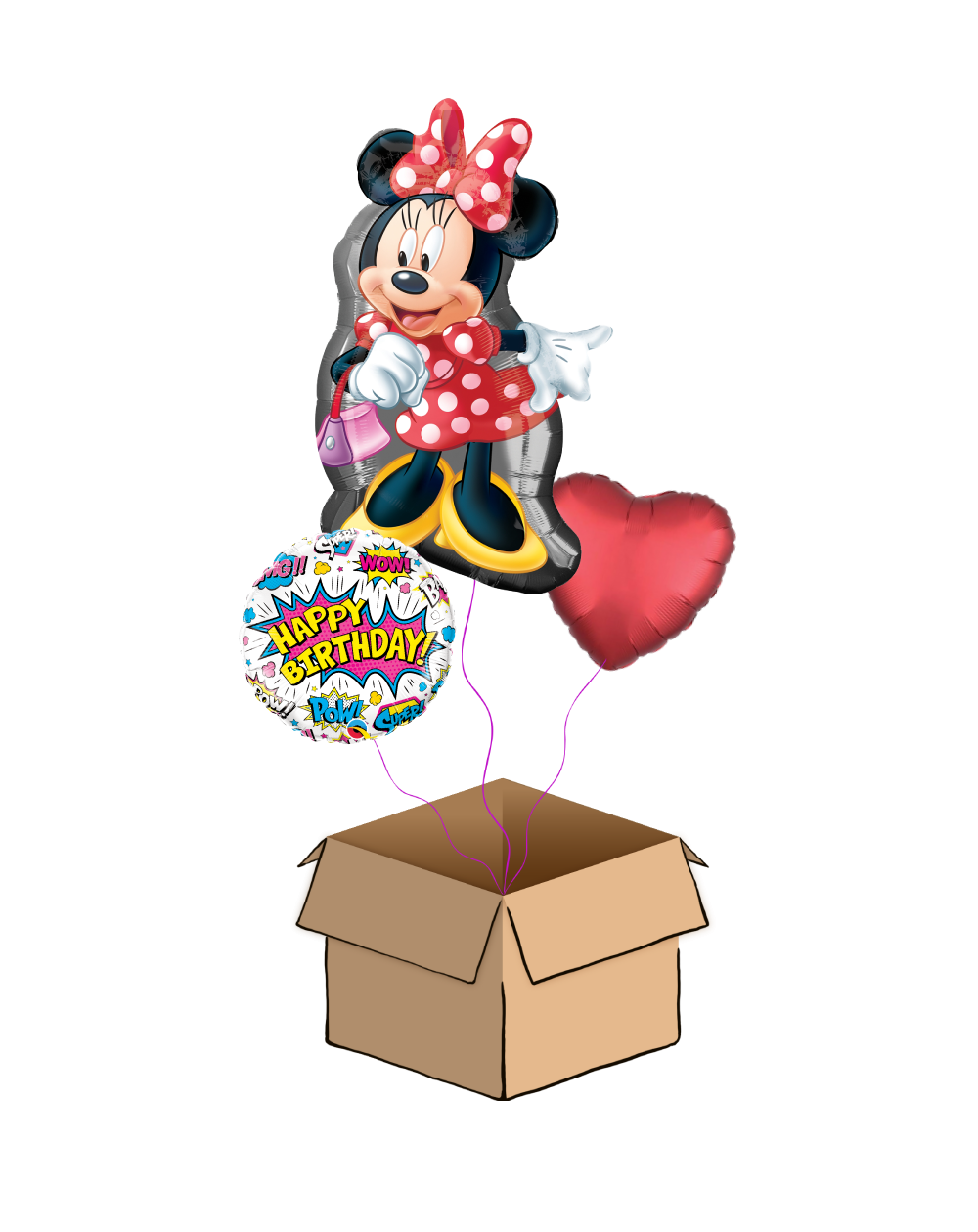 Ballon-Bouquet Minnie Birthday