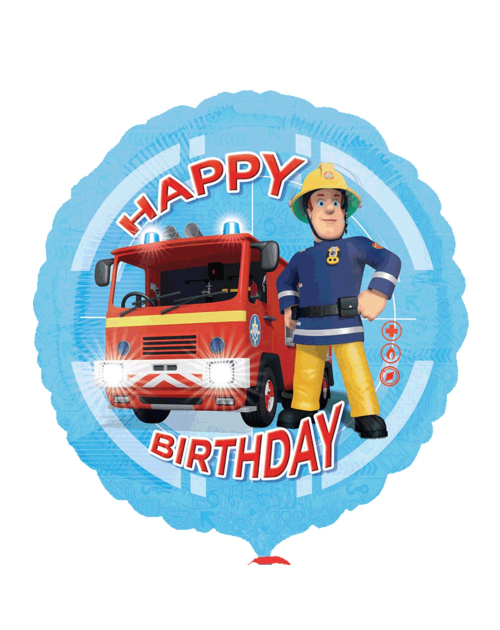 Geschenkballon Happy Birthday Sam 45cm