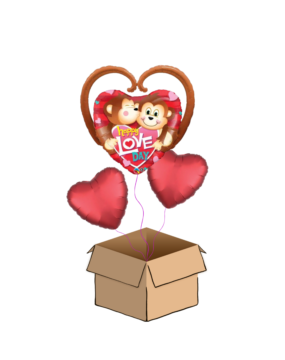 Ballon-Bouquet Happy Love Day