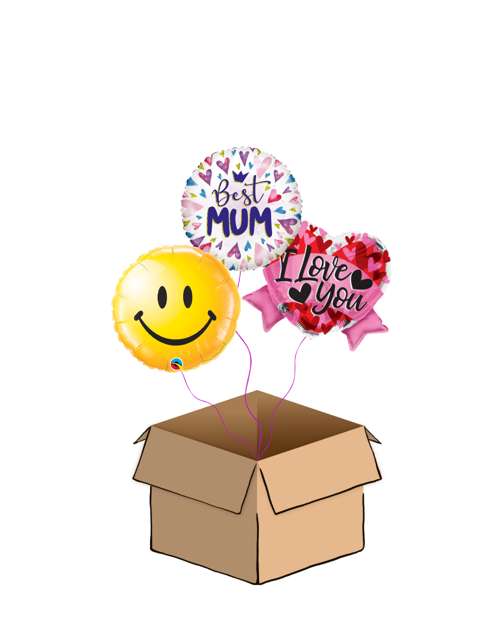 Ballon-Bouquet Love U Mum