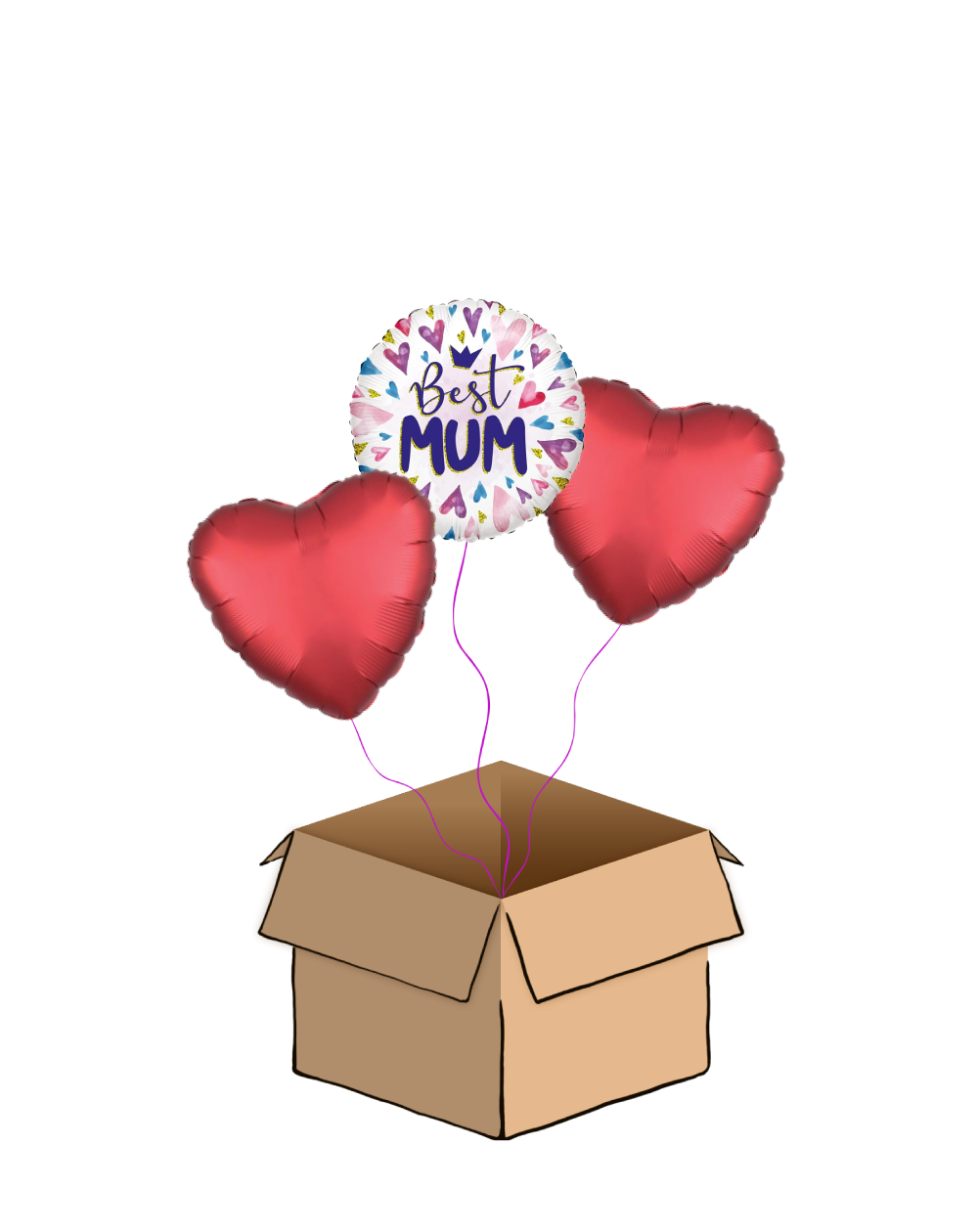 Ballon-Bouquet Best Mum