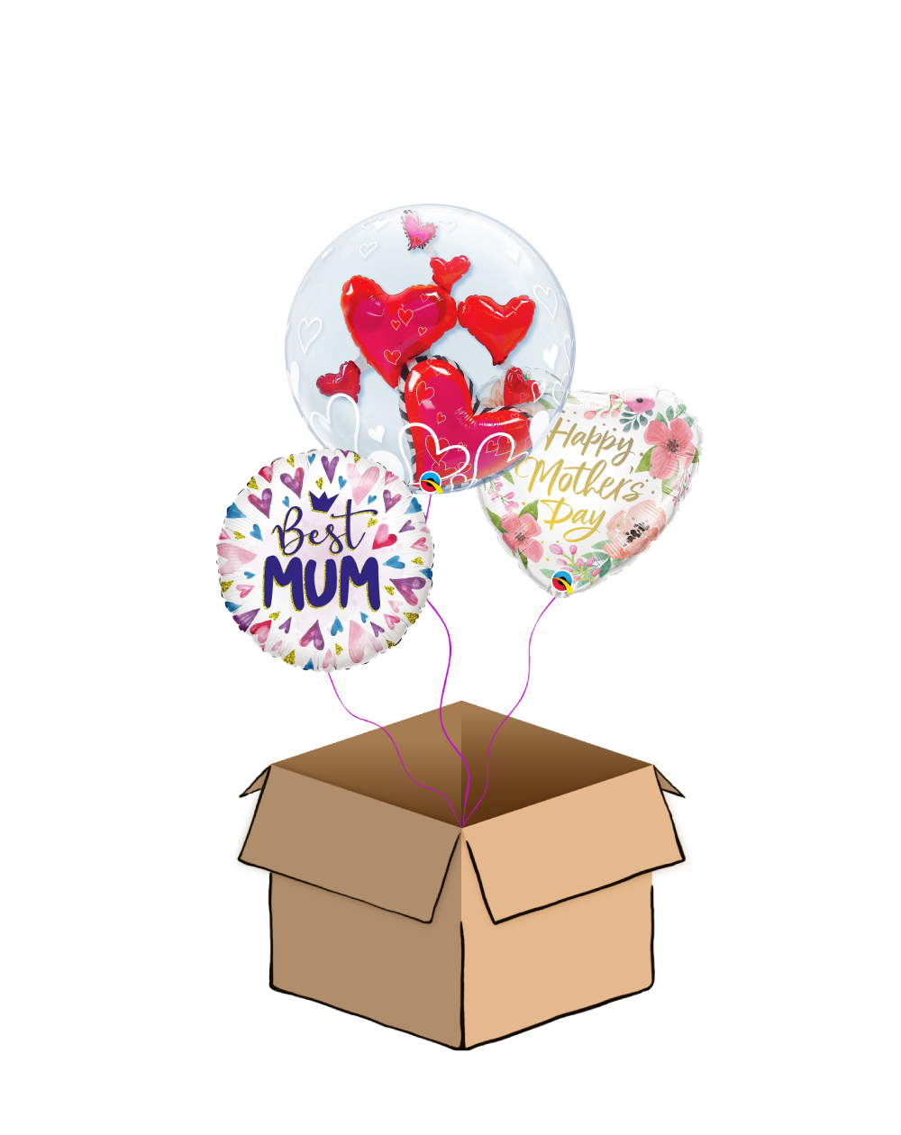 Ballon-Bouquet  Bubble Mum