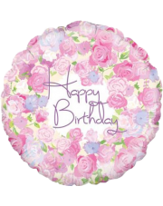Geschenkballon Vintage Floral 45cm