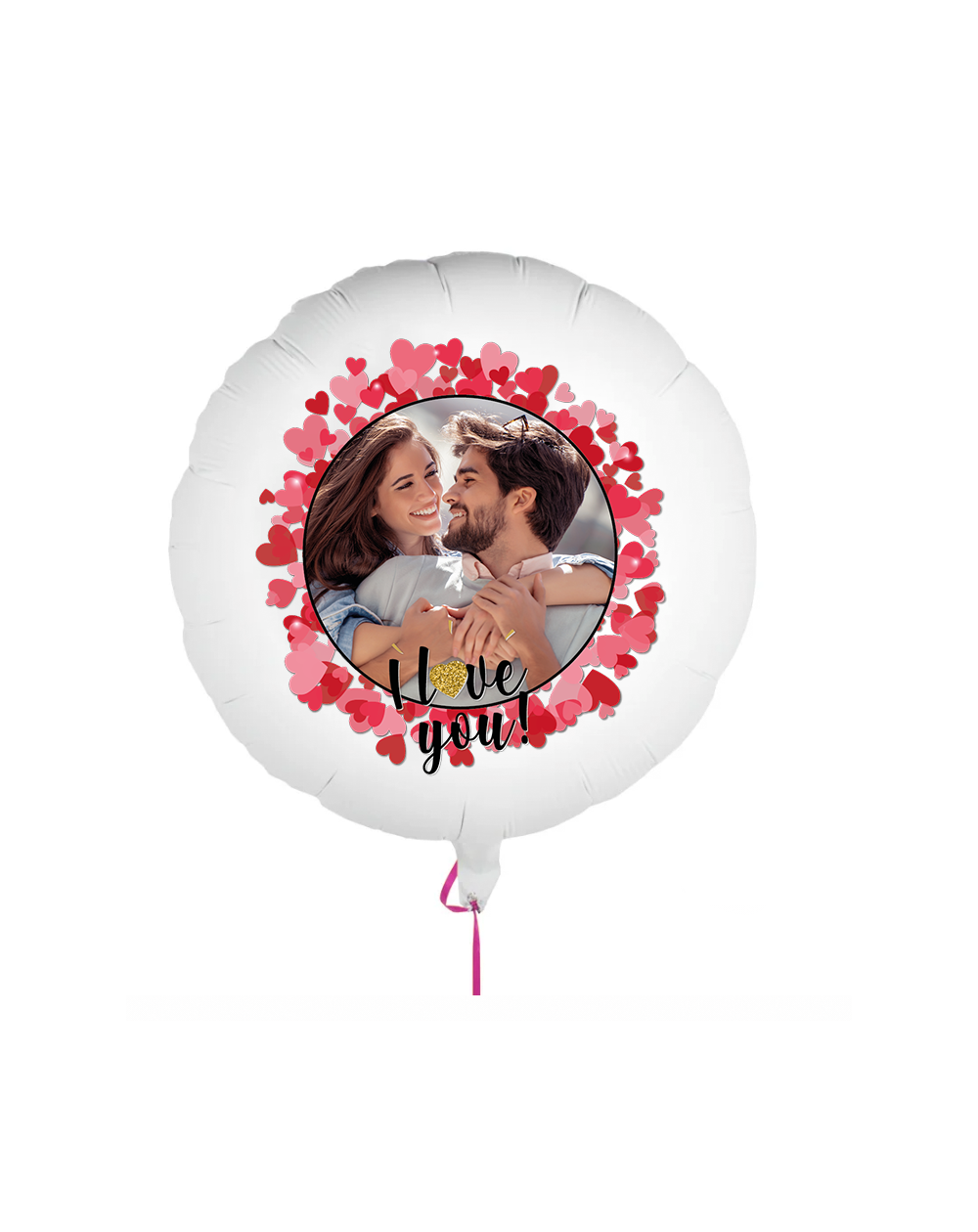 Fotoballon I Love U 60cm