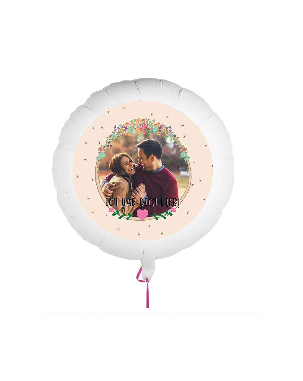 Fotoballon Pastell Love 60cm