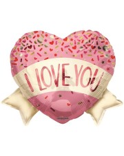 Geschenkballon I Love You Sprinkel 45cm