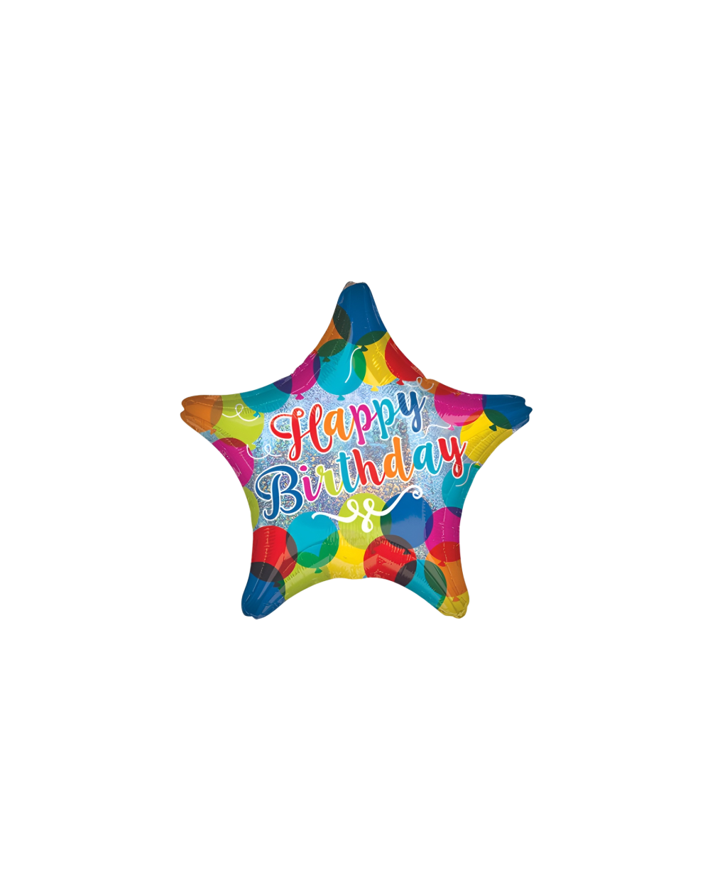 Geschenkballon Glitter Stern 50cm