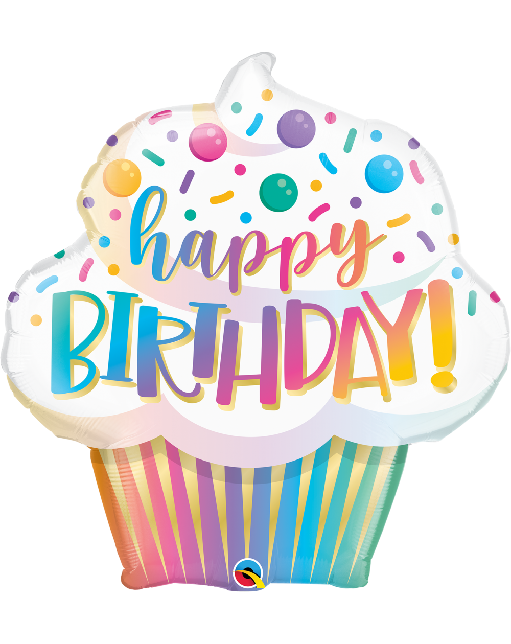 Geschenkballon Rainbowcake  88cm