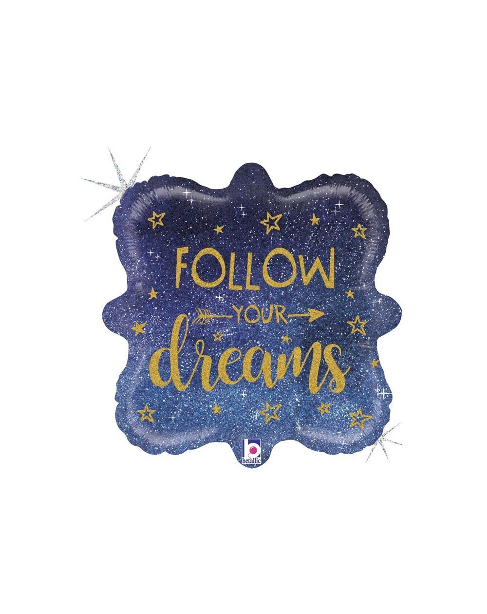 Geschenkballon Follow Your Dreams 45cm