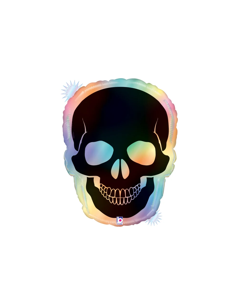 Geschenkballon Golden Skull 69cm