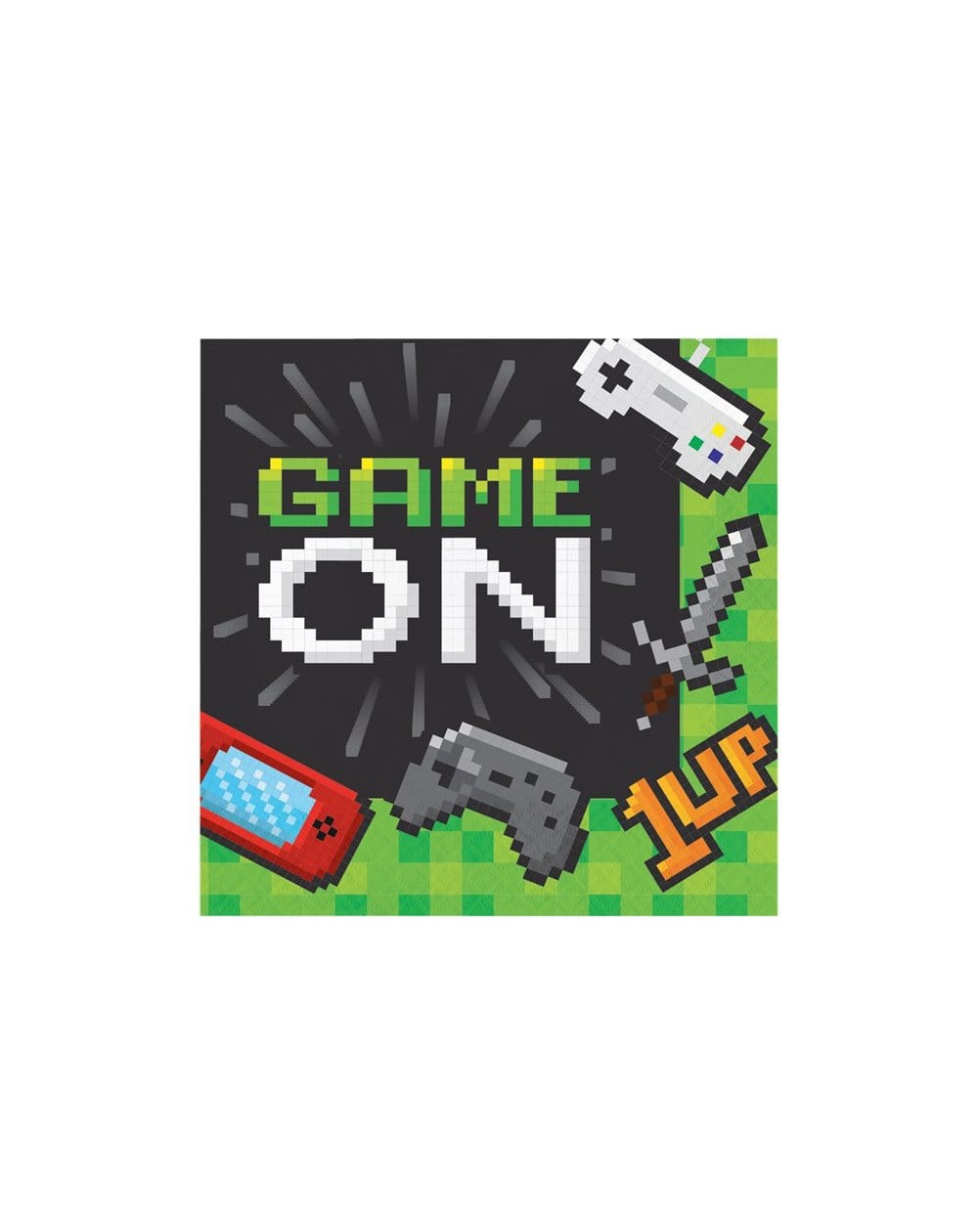 Servietten Happy Birthday Minecraft Game on