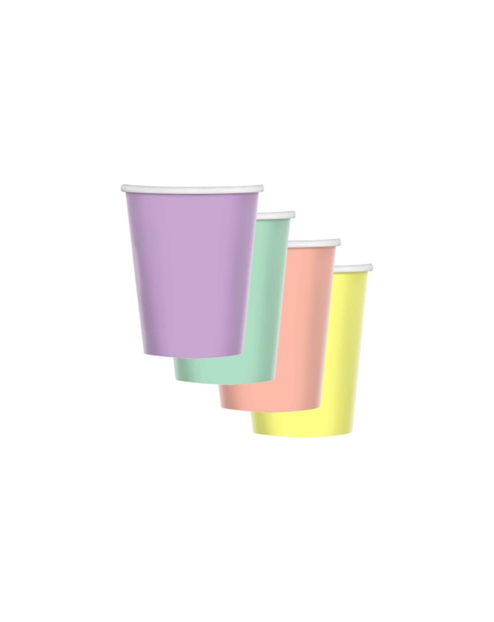 Partybecher Pastell 8 Stk.