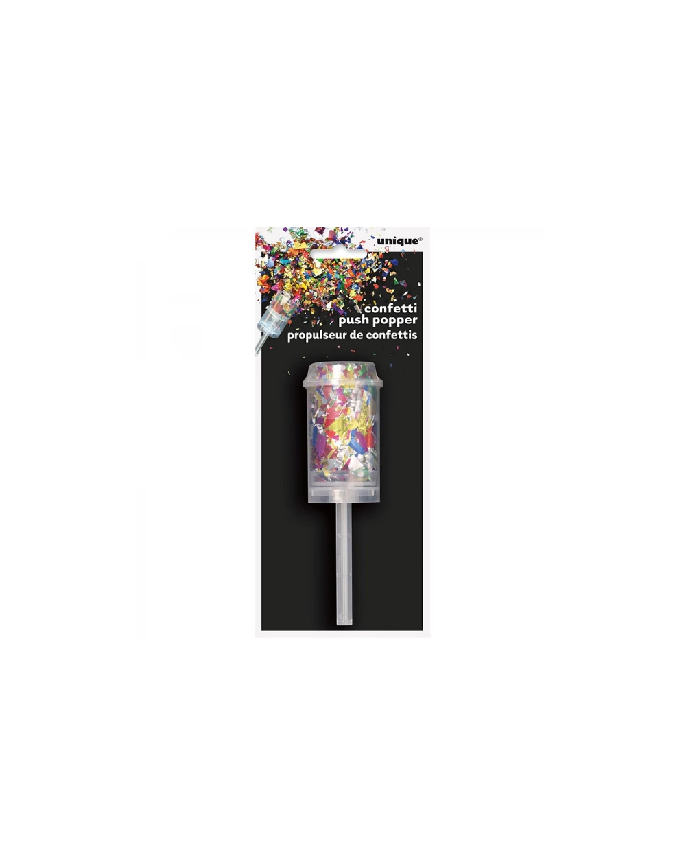 Konfetti Kanone Push-Pop Party Glitter Rainbow