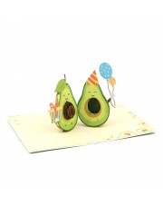 PopUP Grusskarte Avocado