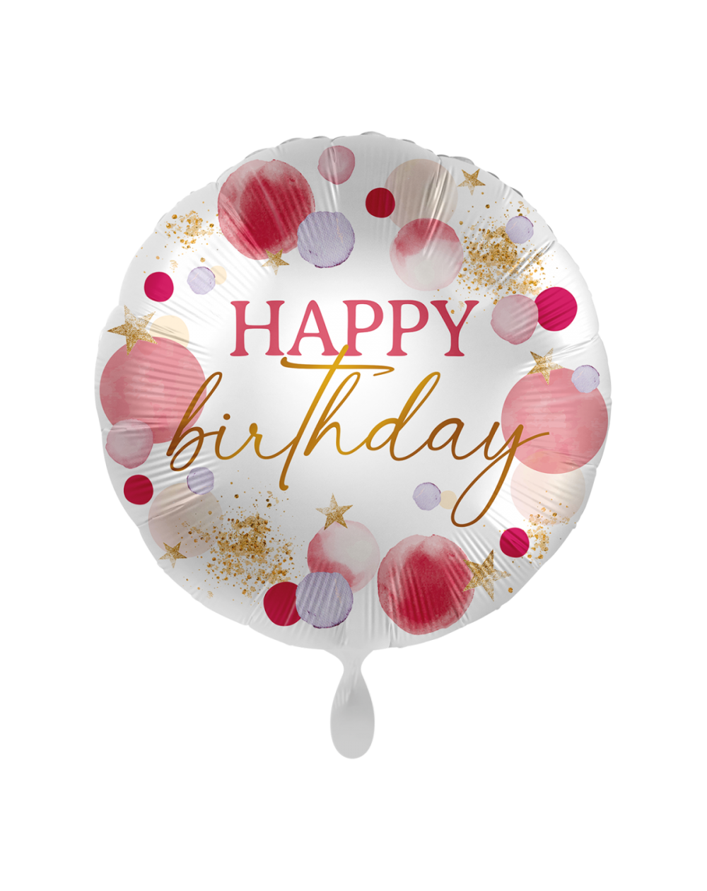 Geschenkballon sweet pink Birthday 45cm