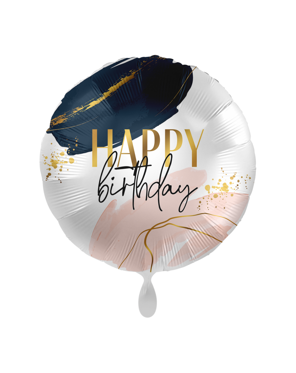 Geschenkballon Happy Birthday Modern  45cm