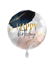Geschenkballon Happy Birthday Modern  45cm