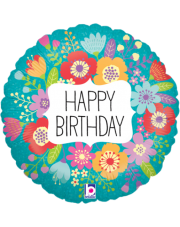Geschenkballon Wildflowers 45cm
