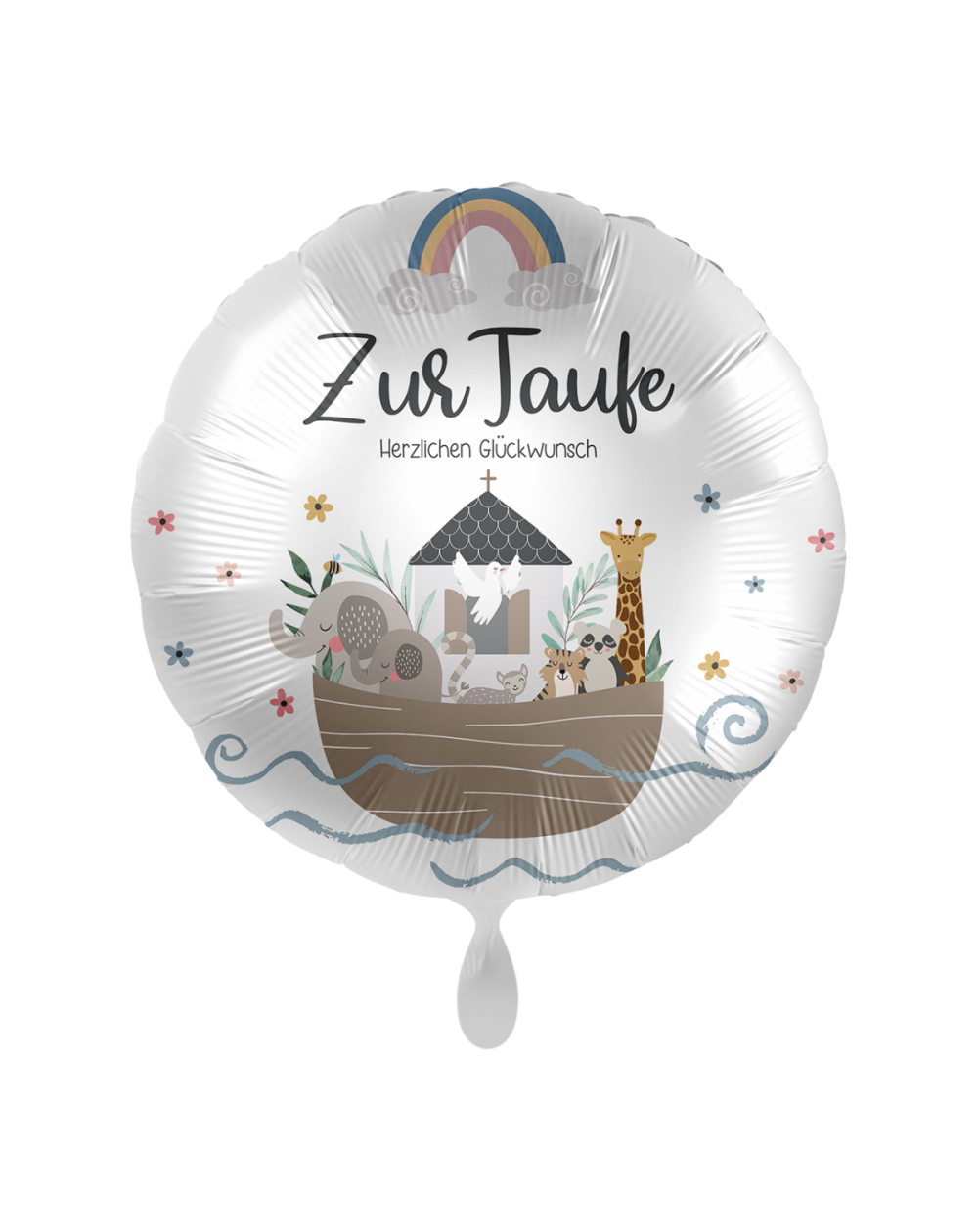 Geschenkballon Zur Taufe Herzlichen Glückwunsch 45cm