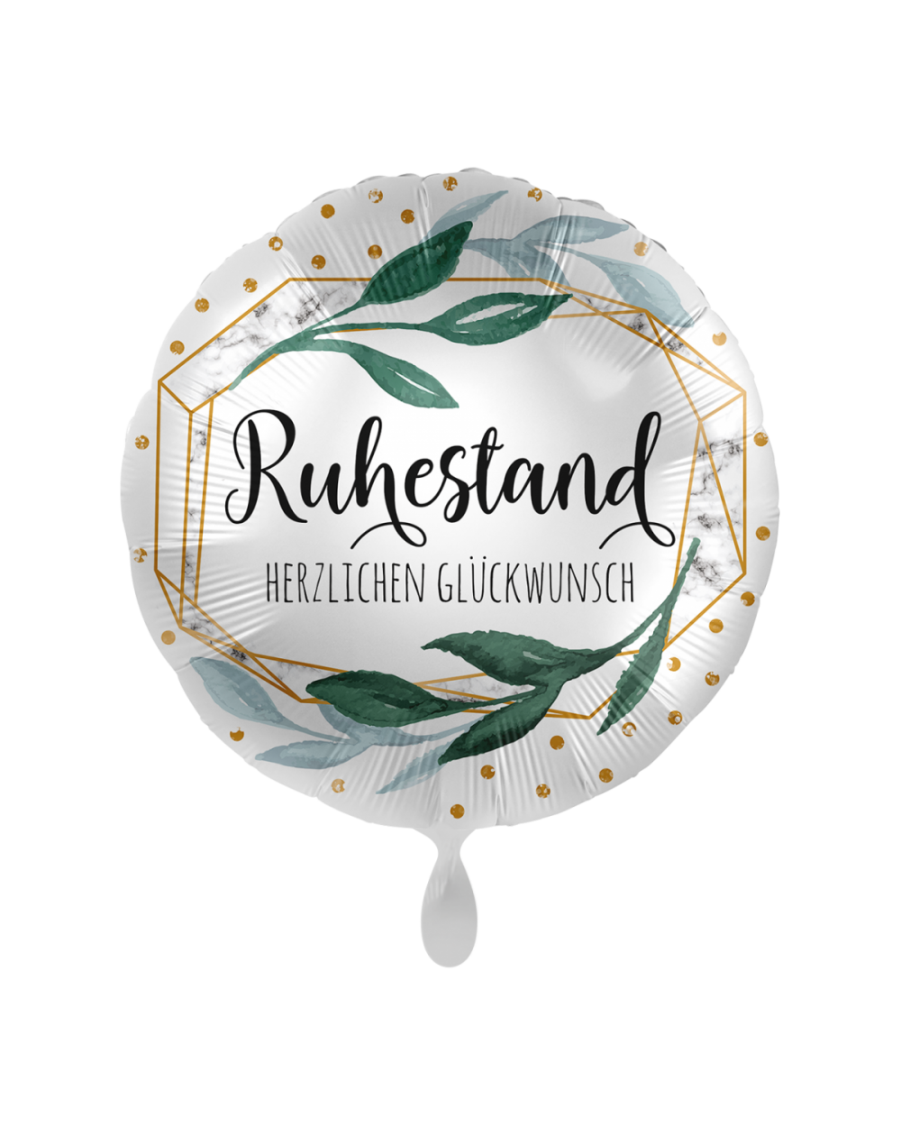 Geschenkballon Ruhestand Herzlichen Glückwunsch 45cm