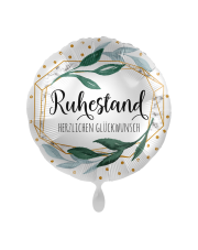 Geschenkballon Ruhestand Herzlichen Glückwunsch 45cm