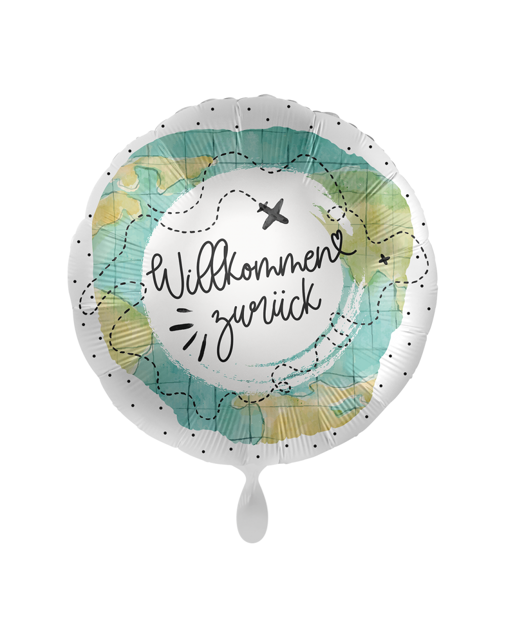 Geschenkballon Willkommen Zurück 45cm