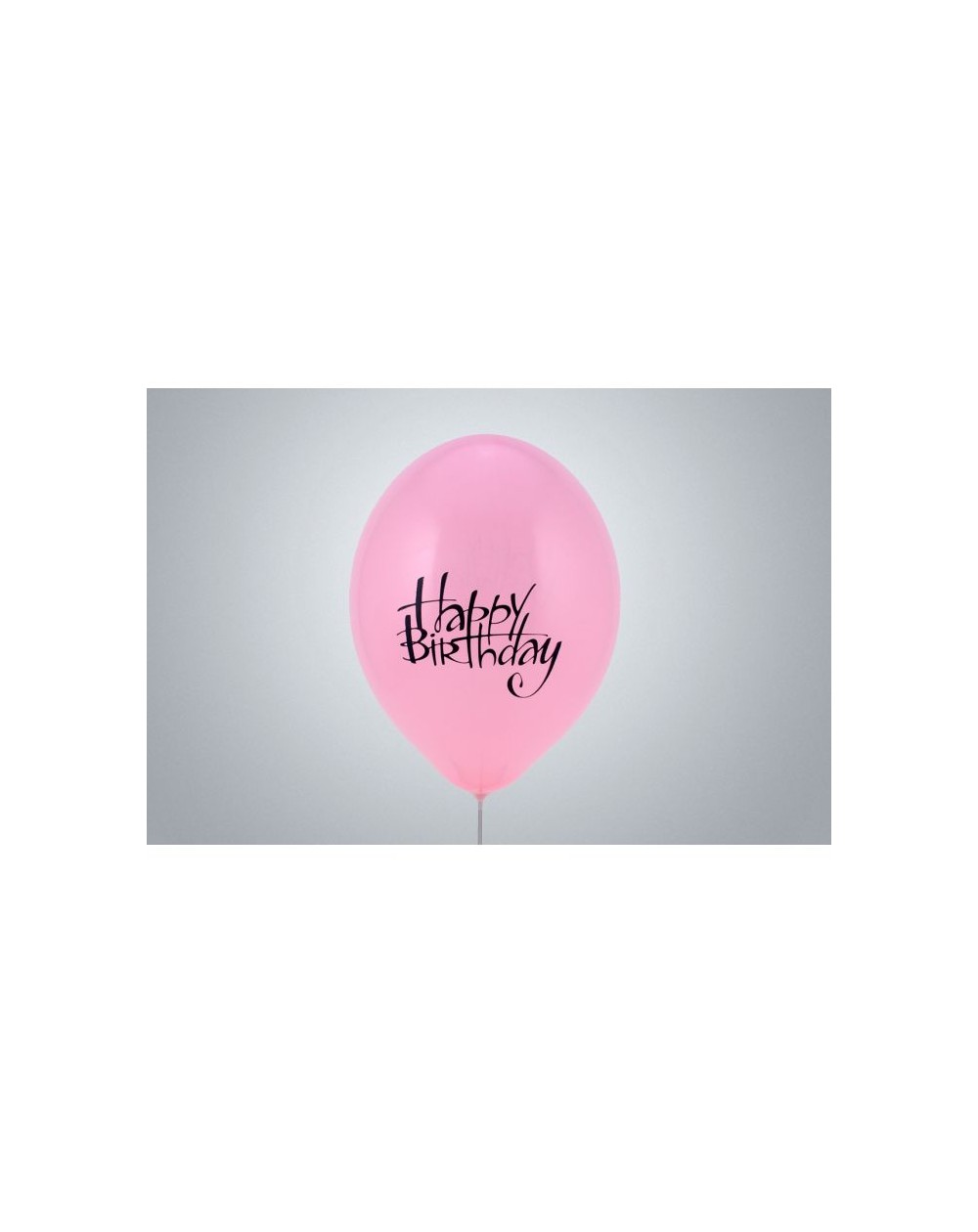 Ballone Happy Birthday 33cm rosa nicht gefüllt