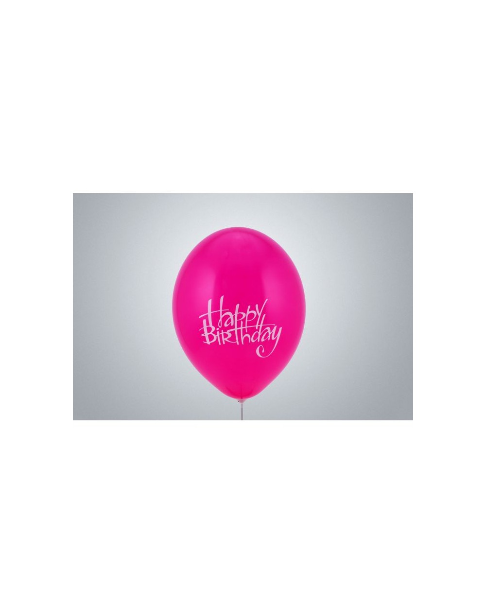 Ballone Happy Birthday 33cm magenta nicht gefüllt
