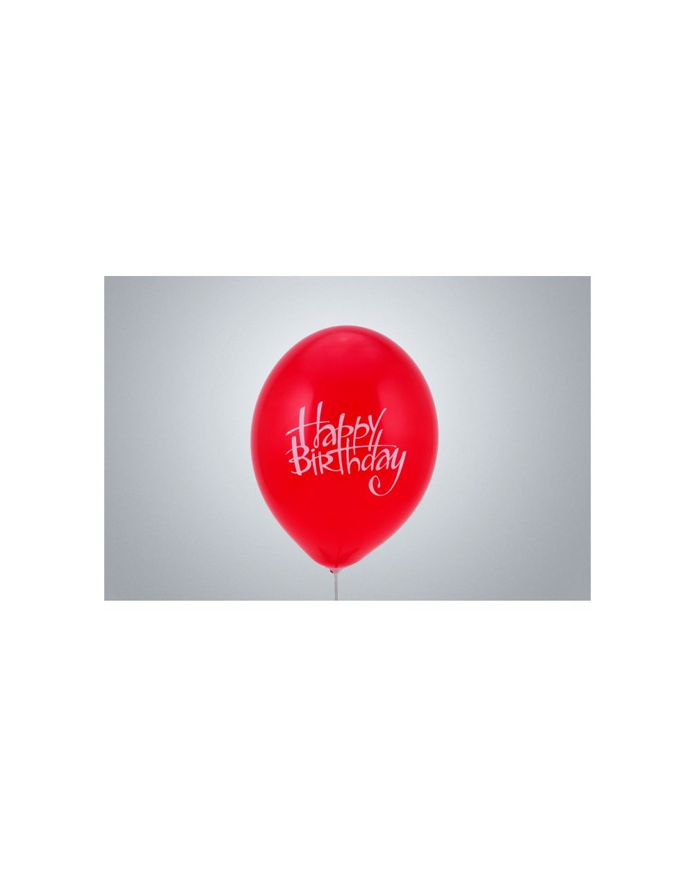 Ballone Happy Birthday 33cm rot nicht gefüllt