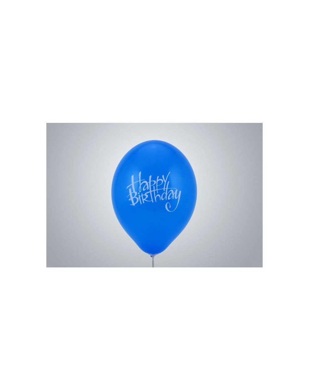 Ballone Happy Birthday 33cm blau nicht gefüllt