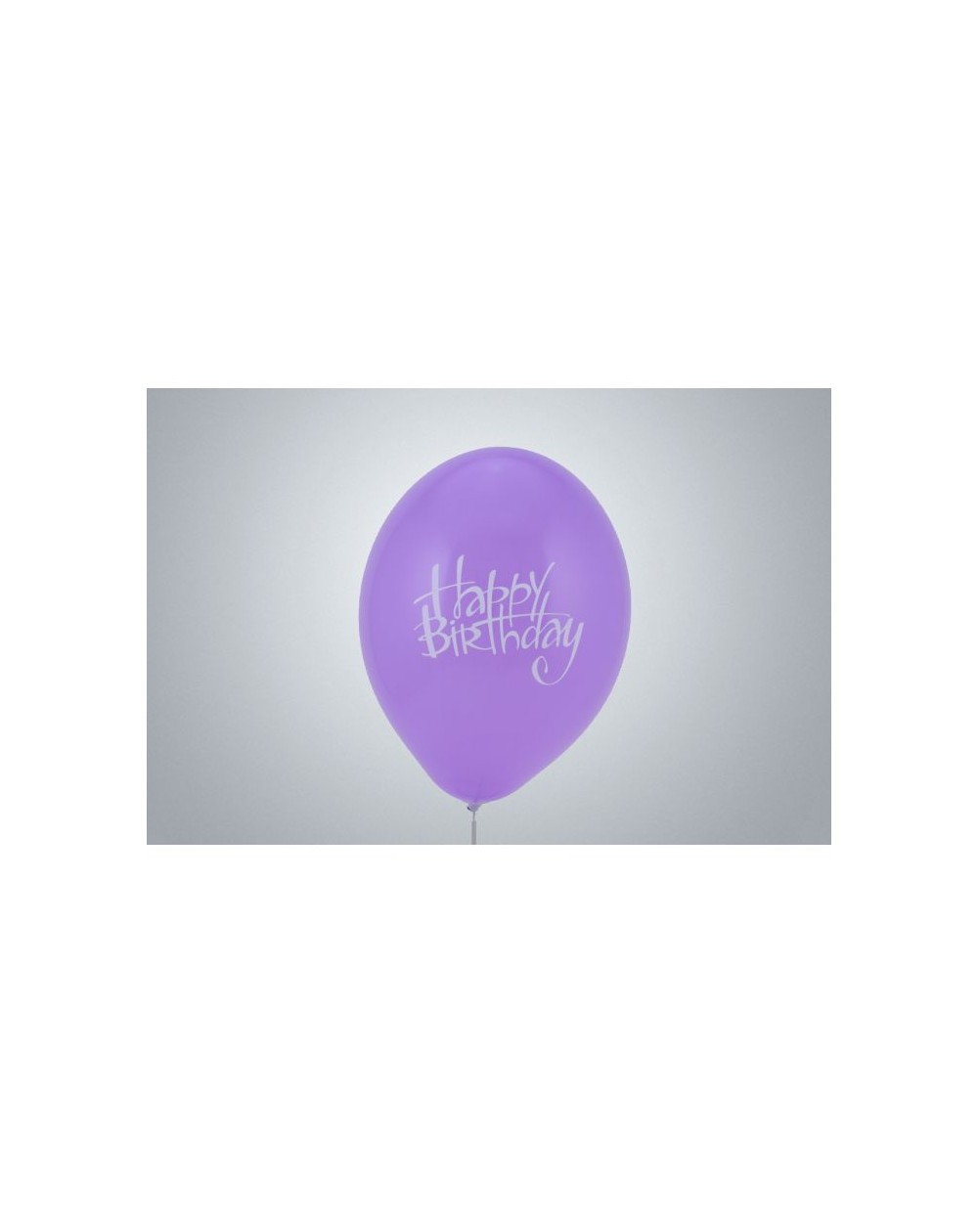Ballone Happy Birthday 33cm lavendel nicht gefüllt