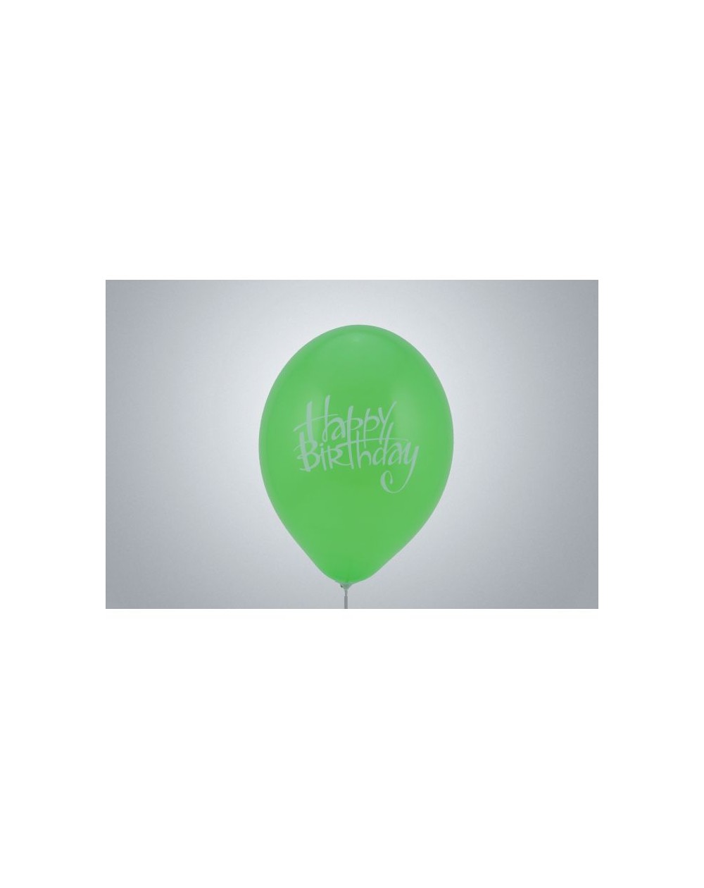 Ballone Happy Birthday 33cm grün nicht gefüllt