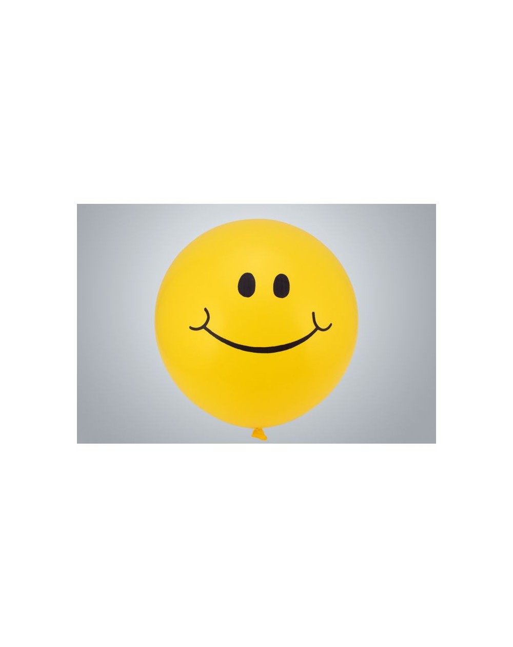 Riesenballon Smiley Face 75 cm gelb