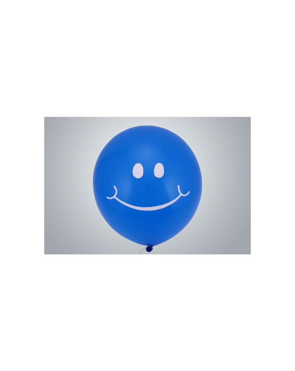 Riesenballon Smiley Face 55 cm blau