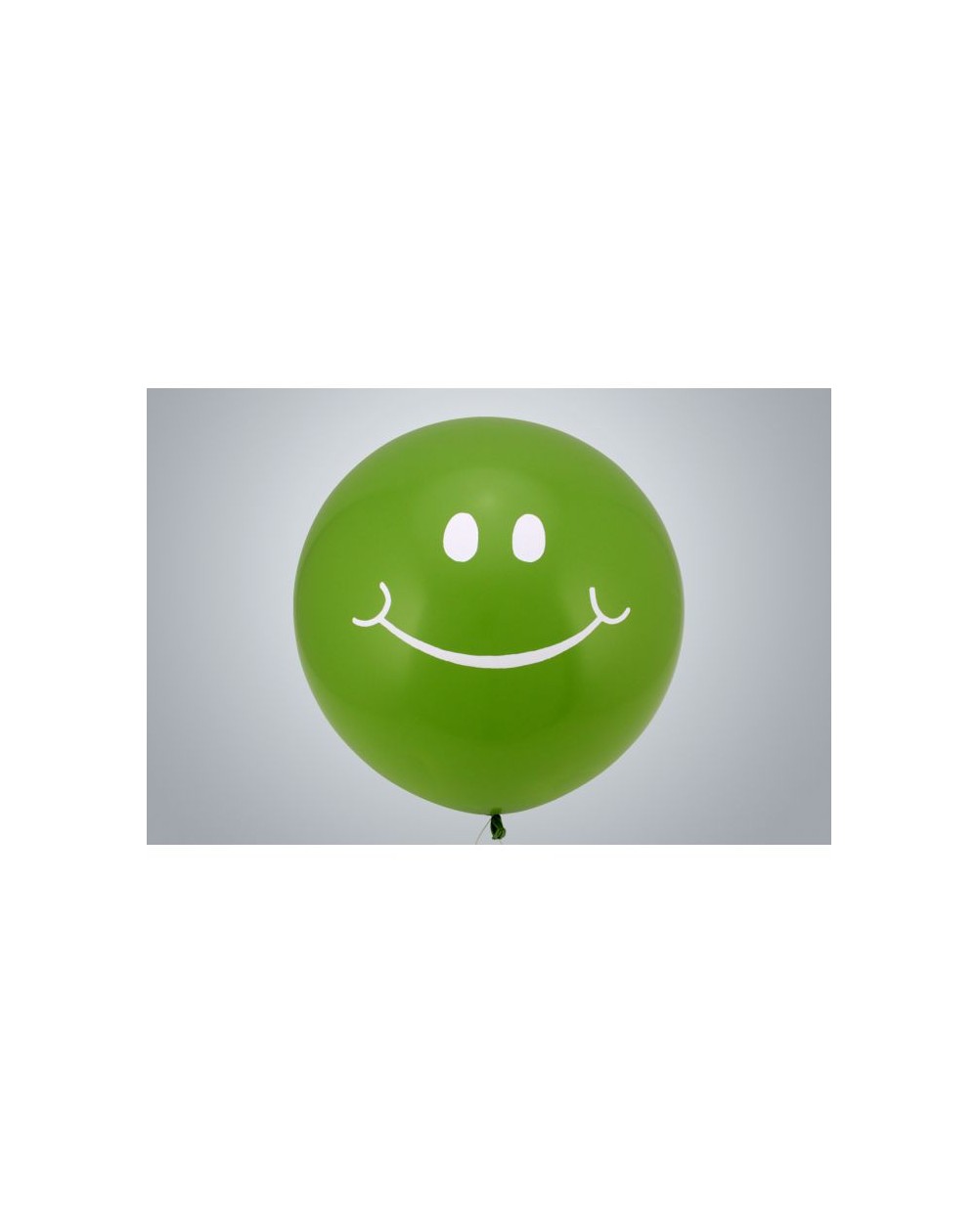 Riesenballon Smiley Face 75 cm grün