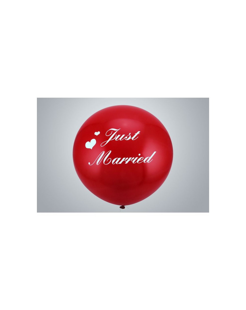 Riesenballon Just Married 75 cm rot