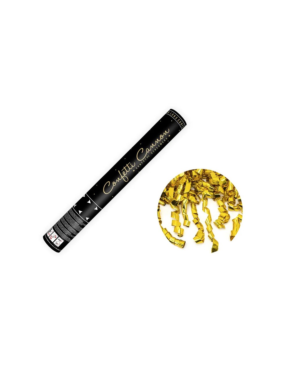 Konfettikanone gold