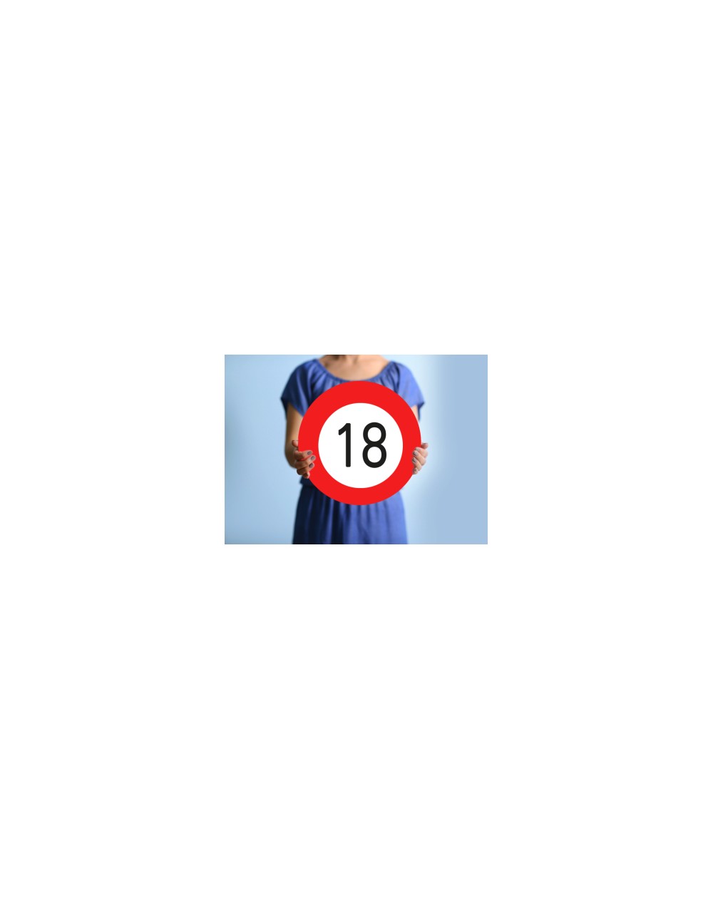 Verbotsschild ,,18,