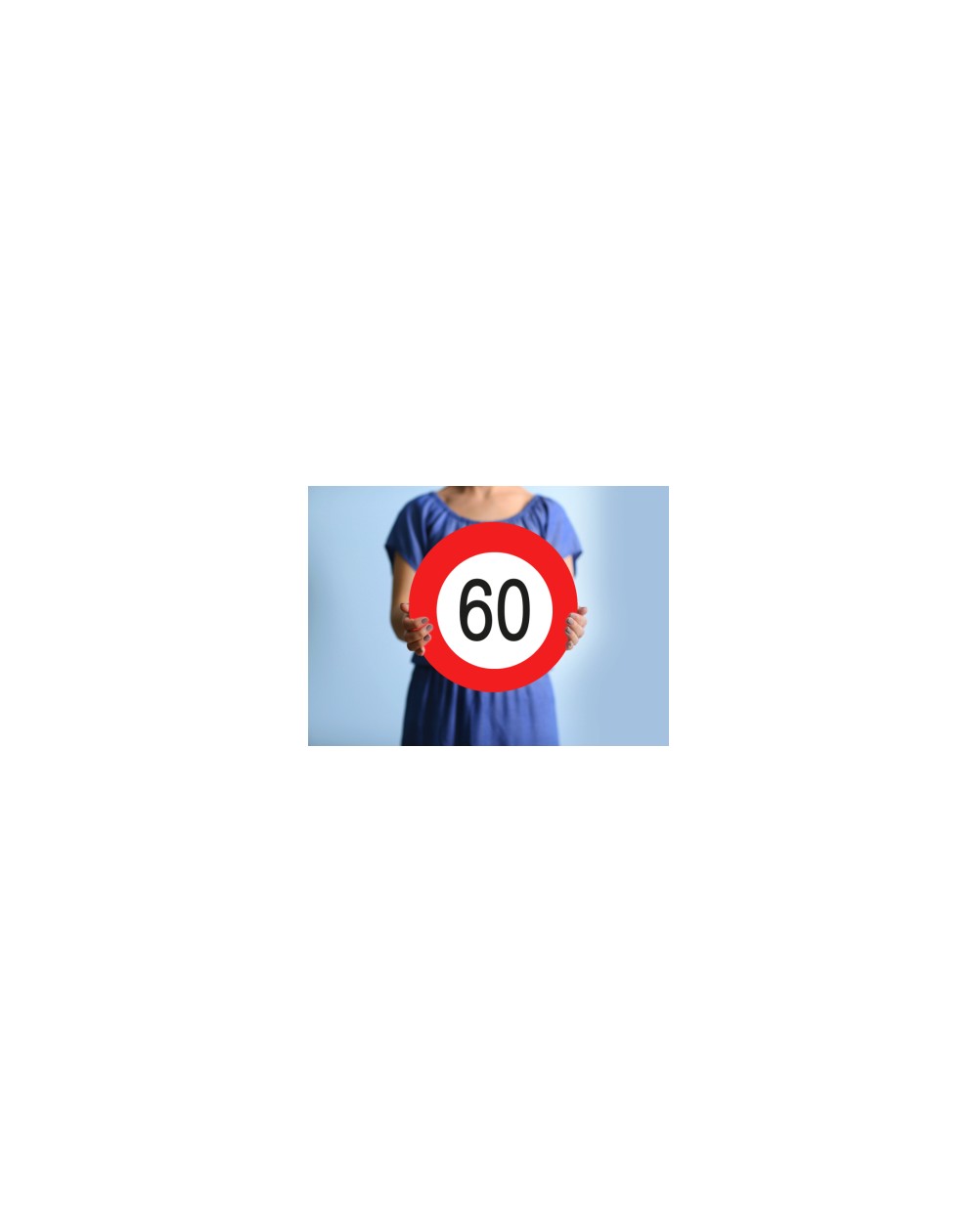 Verbotsschild ,,60,,