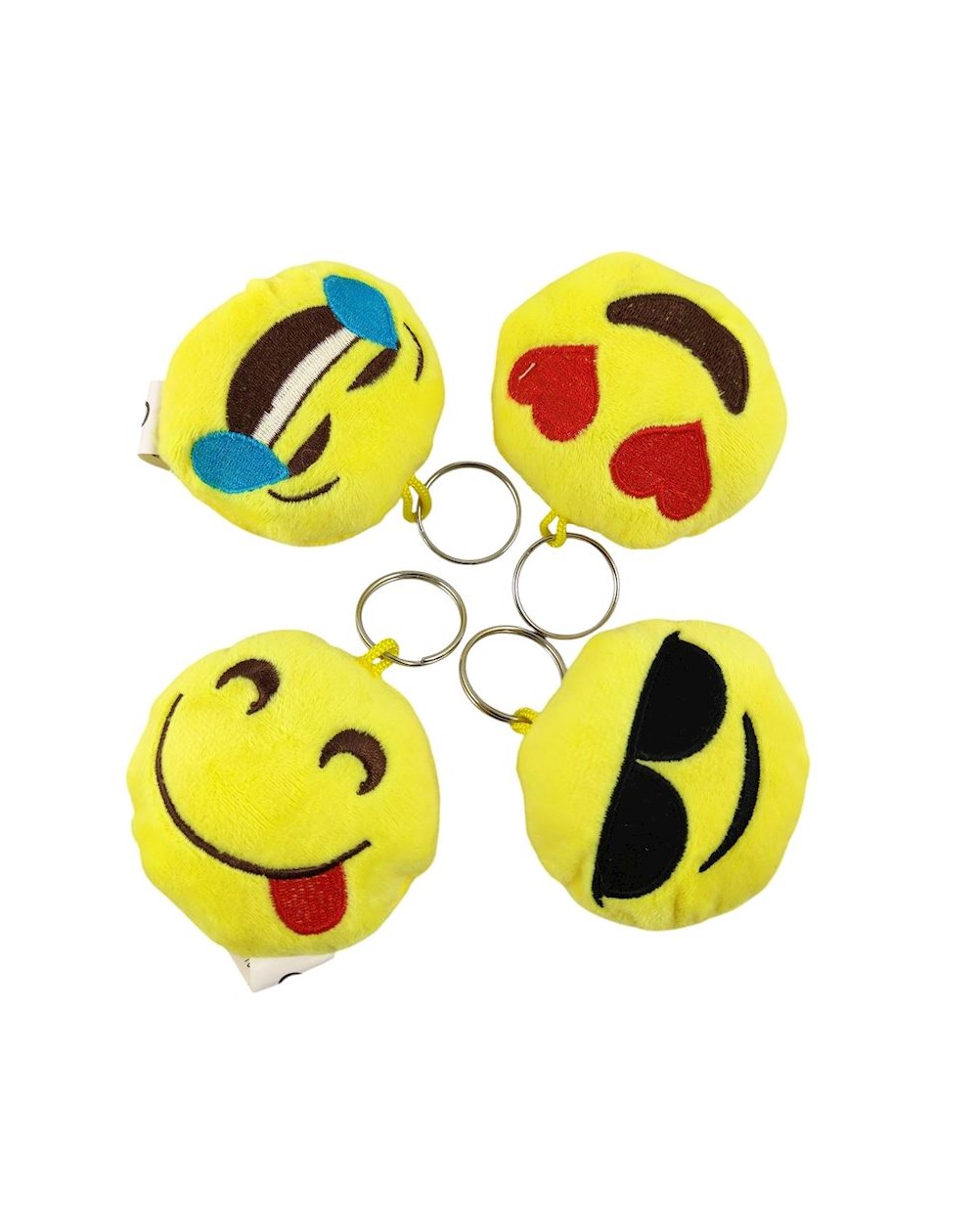 Plüsch Emojis Schlüsselanhänger gross