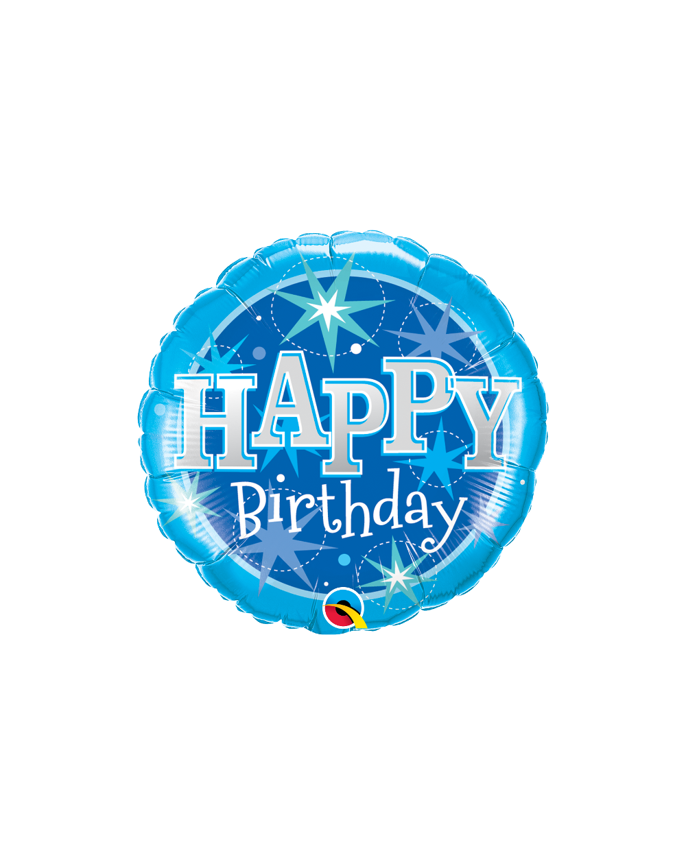 Geschenkballon Blue Sparkle 91cm