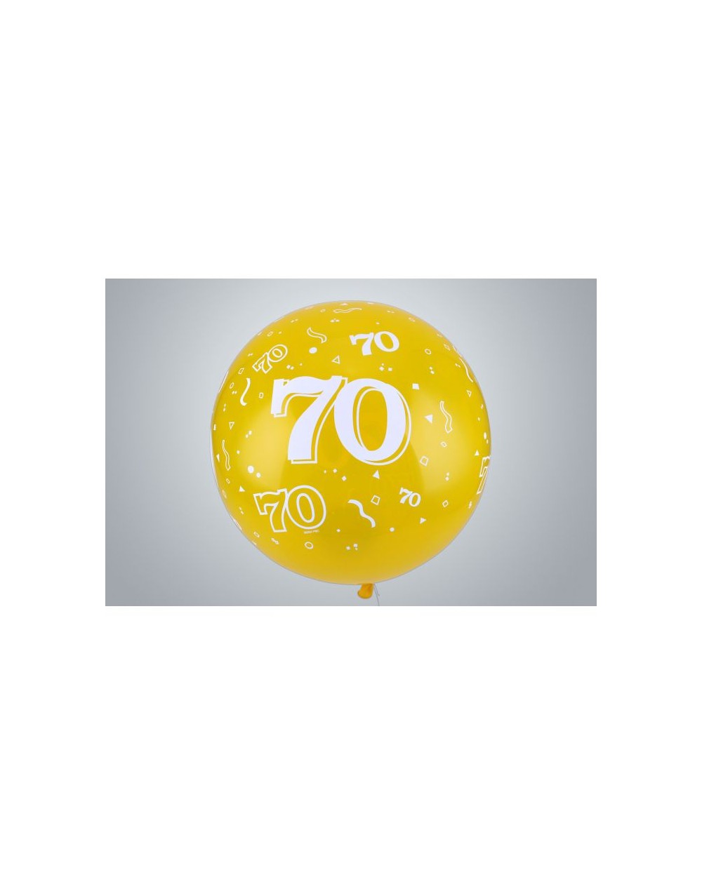 Jahreszahl "70" Riesenballon 75 cm Premium gelb