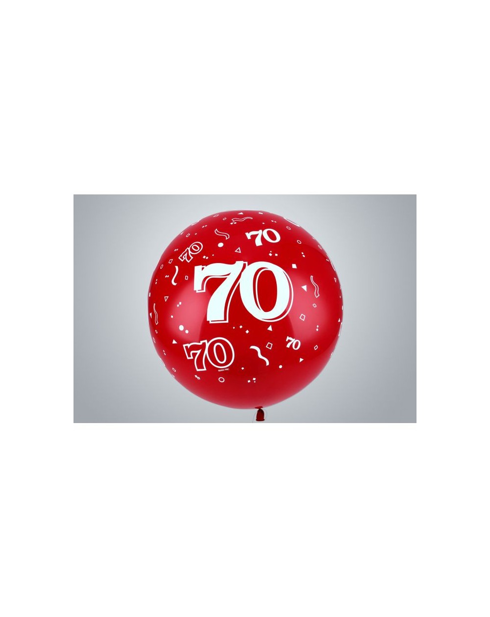 Jahreszahl "70" Riesenballon 75 cm Premium rot